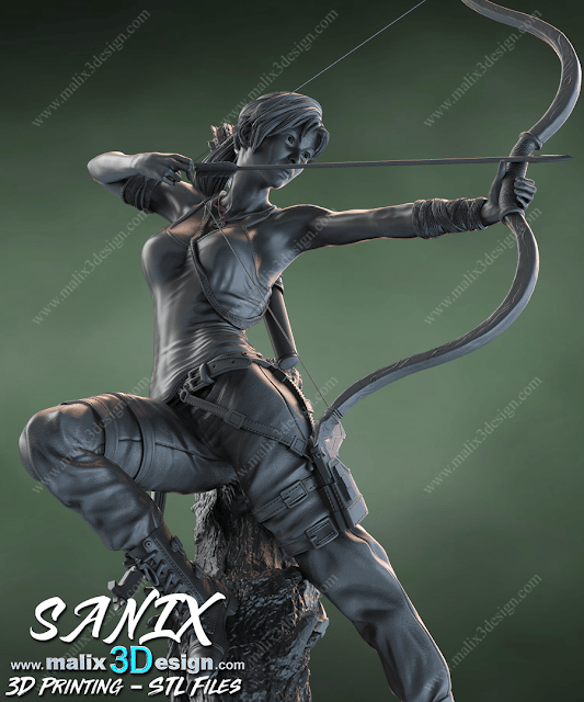 Lara Croft - Sanix3D - Dark Forge Arts