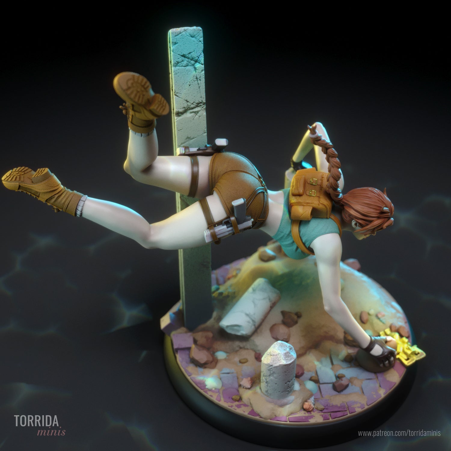 Lara Croft - Torrida Minis - Dark Forge Arts