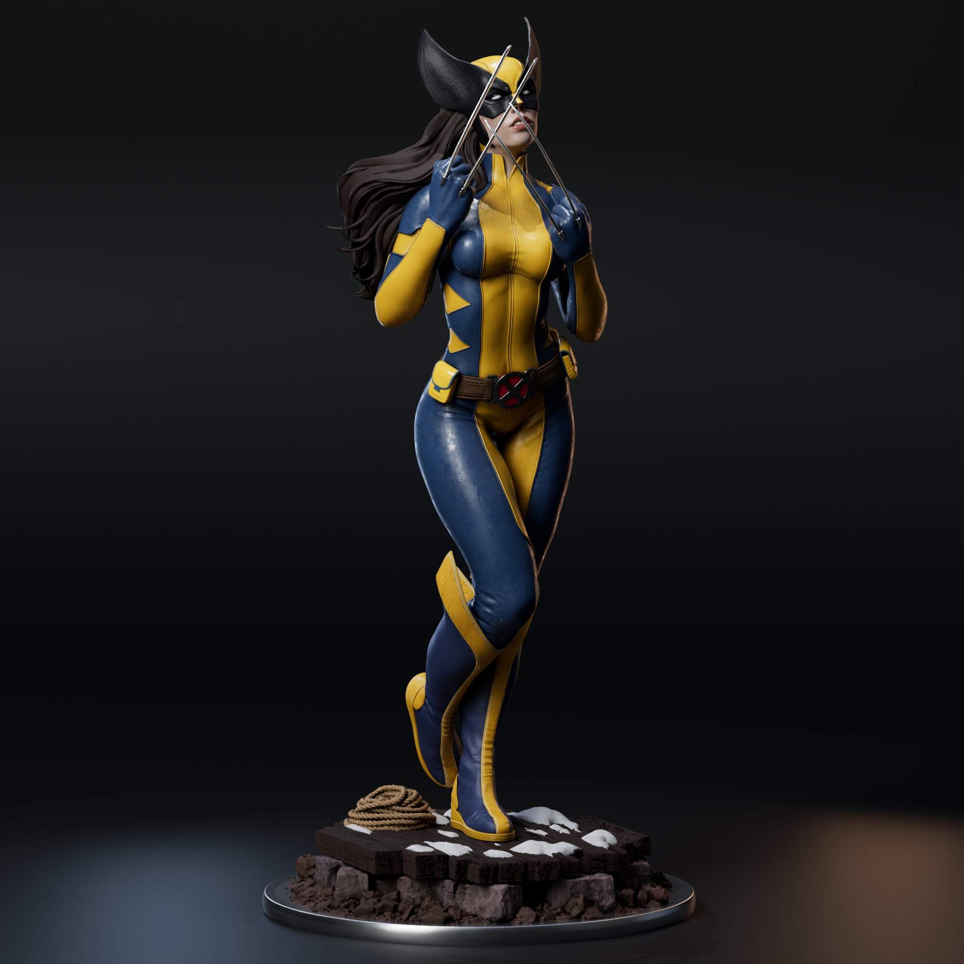 Laura Kinney Wolverine - Abe3D - Dark Forge Arts
