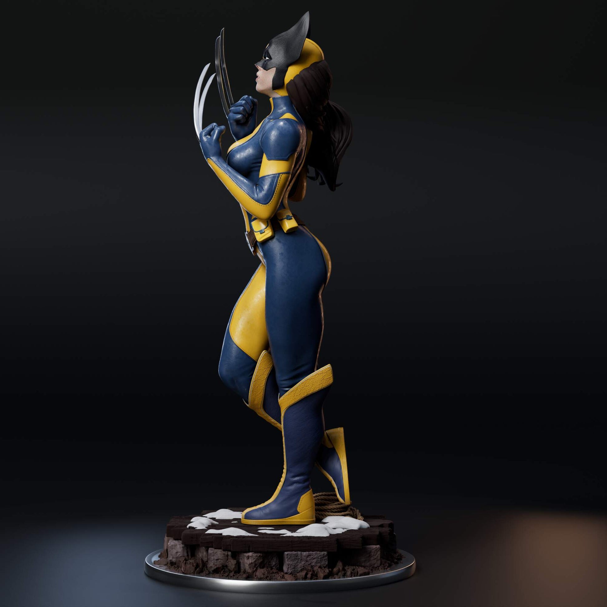 Laura Kinney Wolverine - Abe3D - Dark Forge Arts