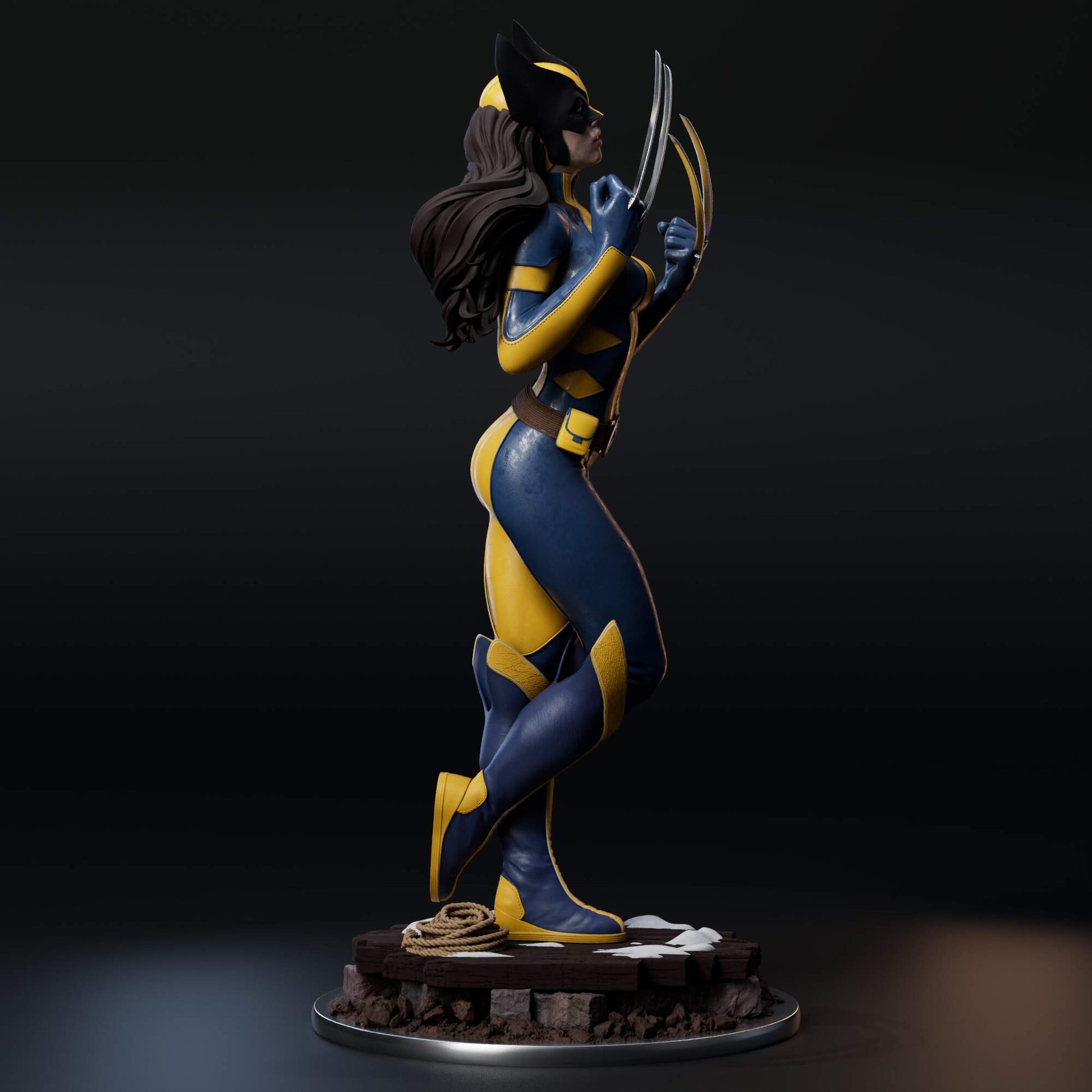 Laura Kinney Wolverine - Abe3D - Dark Forge Arts