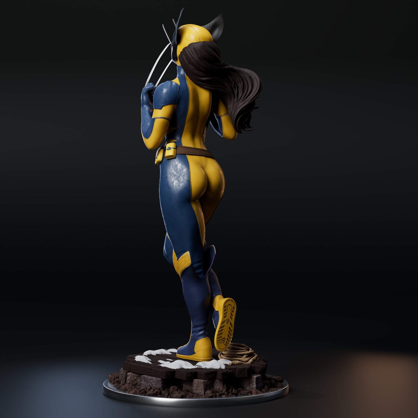 Laura Kinney Wolverine - Abe3D - Dark Forge Arts