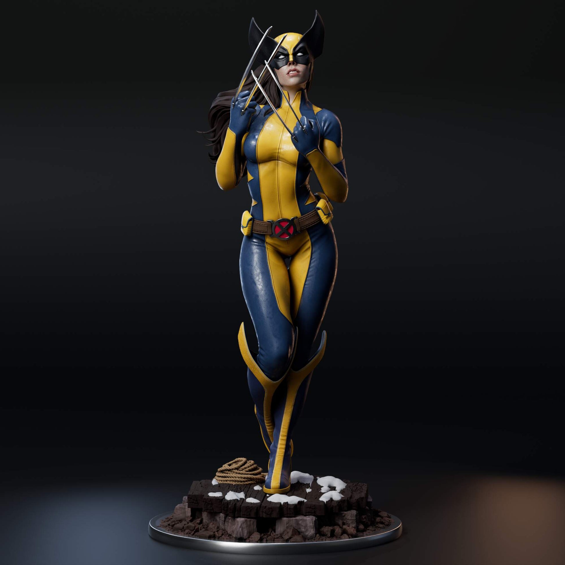 Laura Kinney Wolverine - Abe3D - Dark Forge Arts