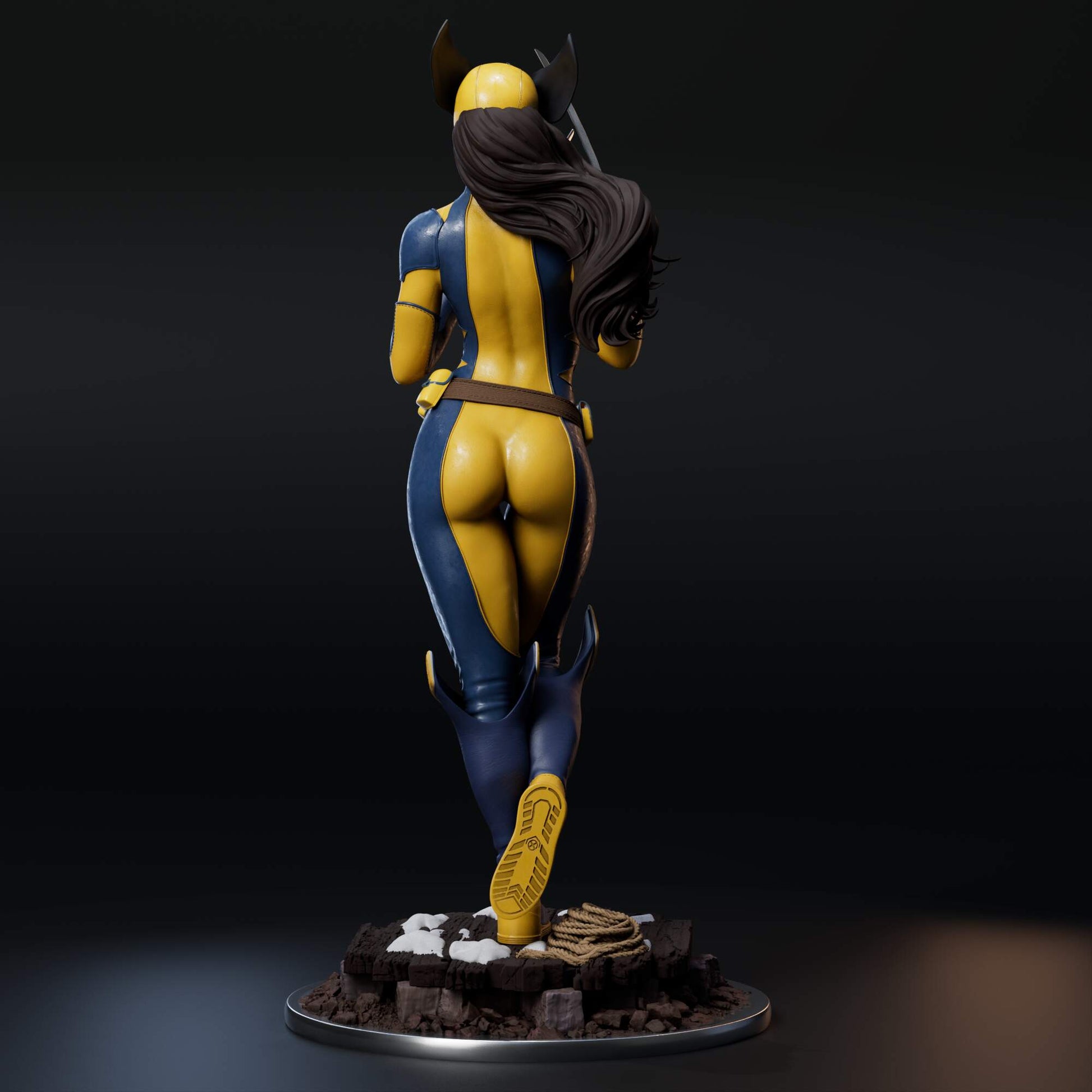 Laura Kinney Wolverine - Abe3D - Dark Forge Arts