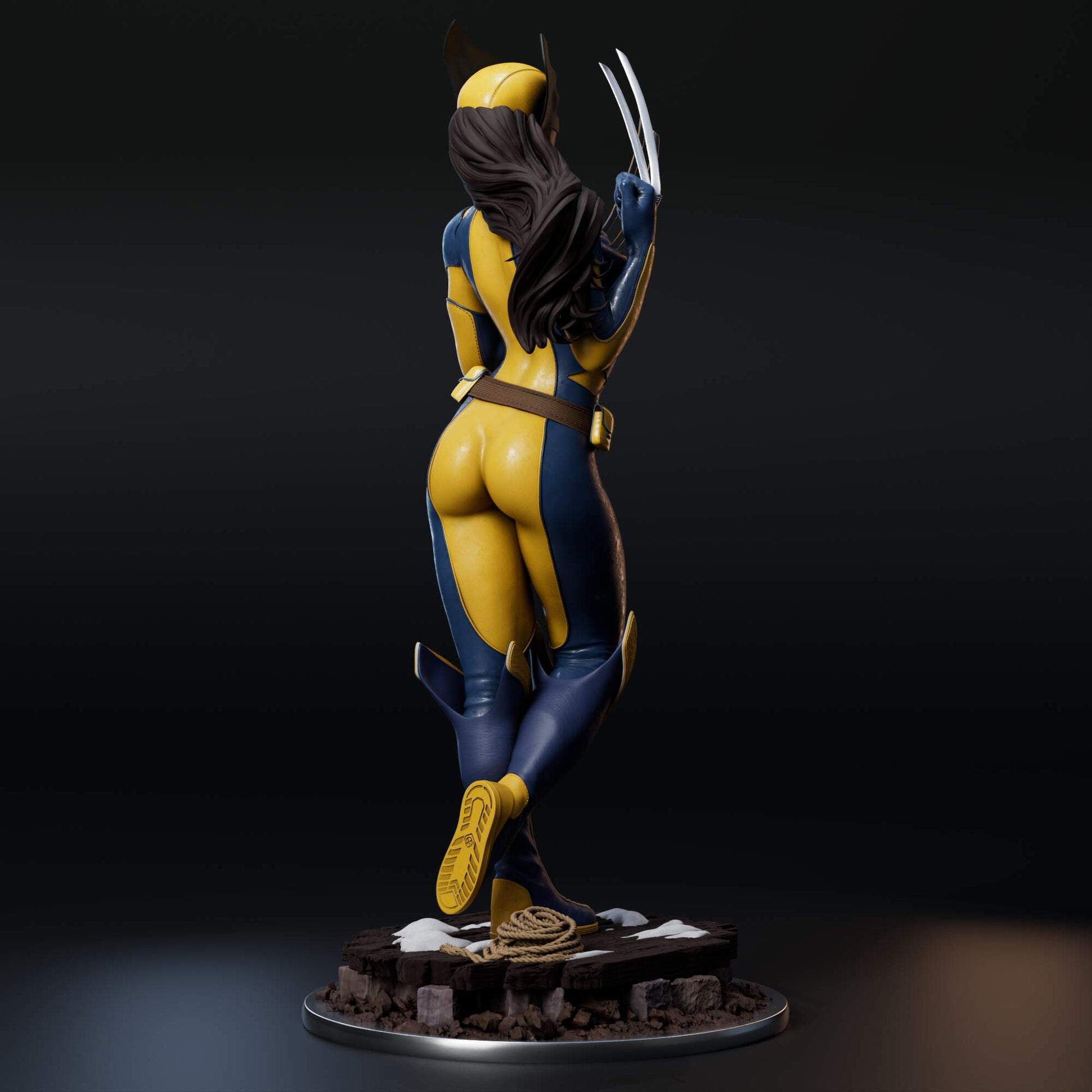 Laura Kinney Wolverine - Abe3D - Dark Forge Arts