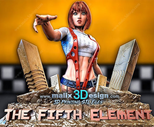 Leeloo (The Fifth Element) - Sanix3D - Dark Forge Arts