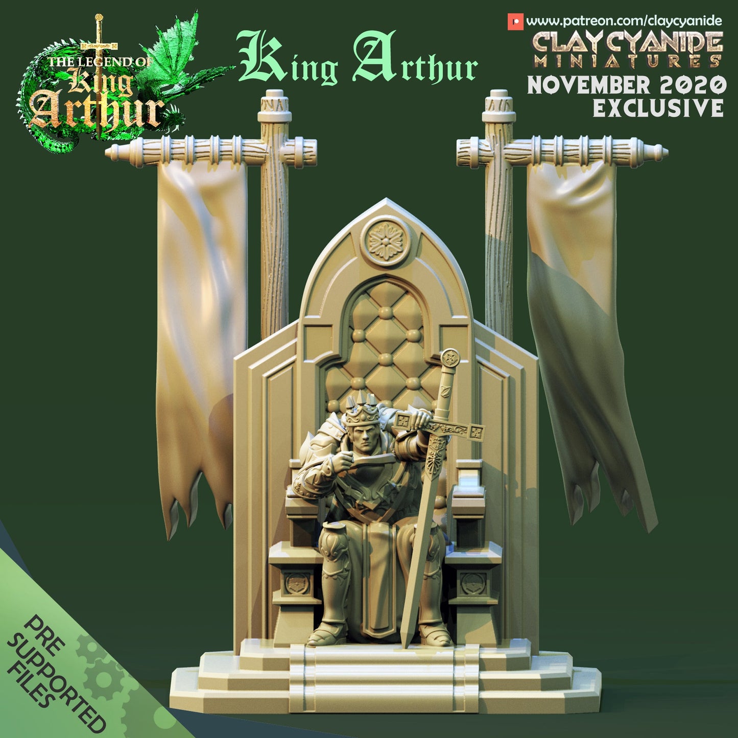 Legend of King Arthur - ClayCyanide - Dark Forge Arts