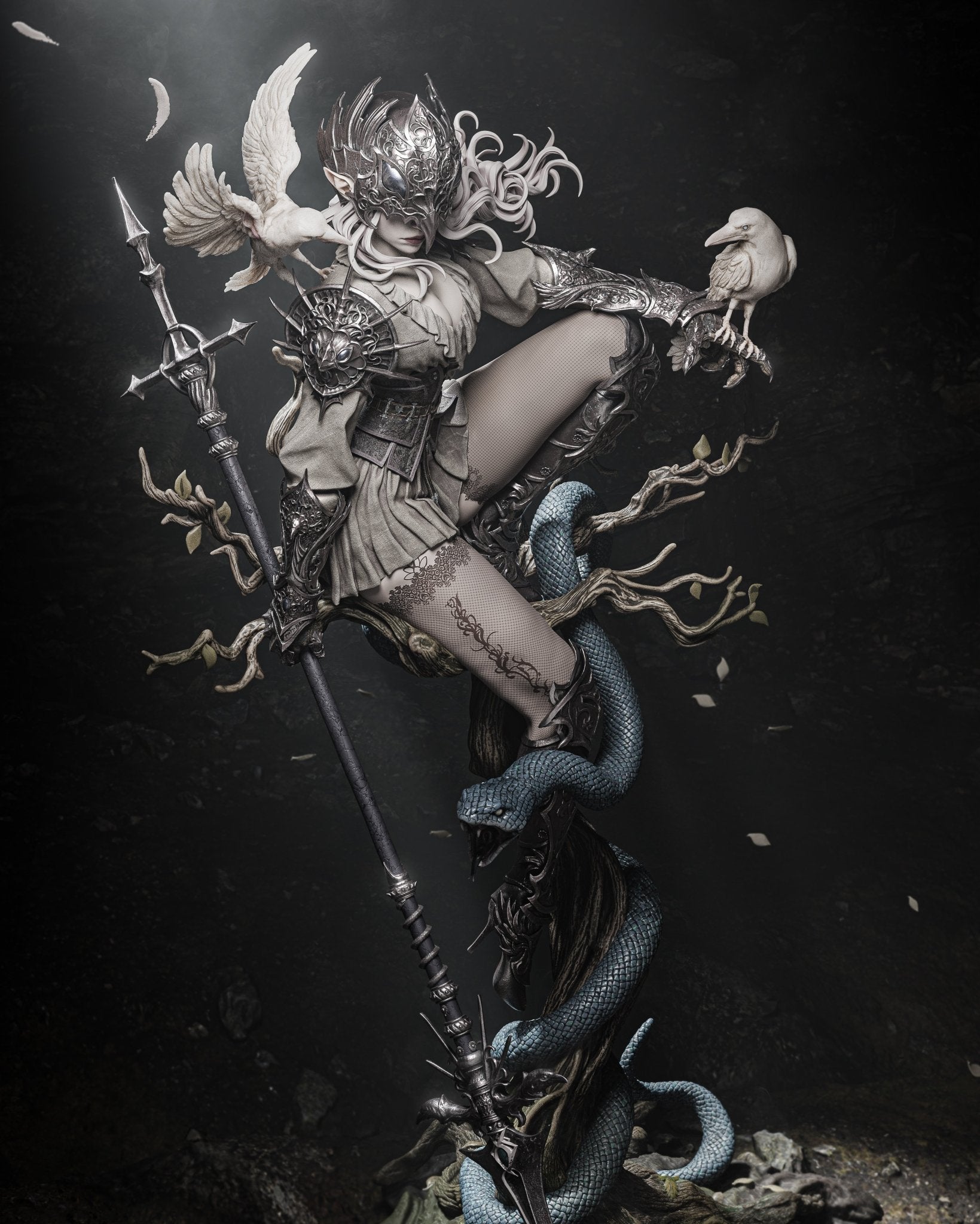 Lenora Queen of Crowns - CA 3D Studios - Dark Forge Arts