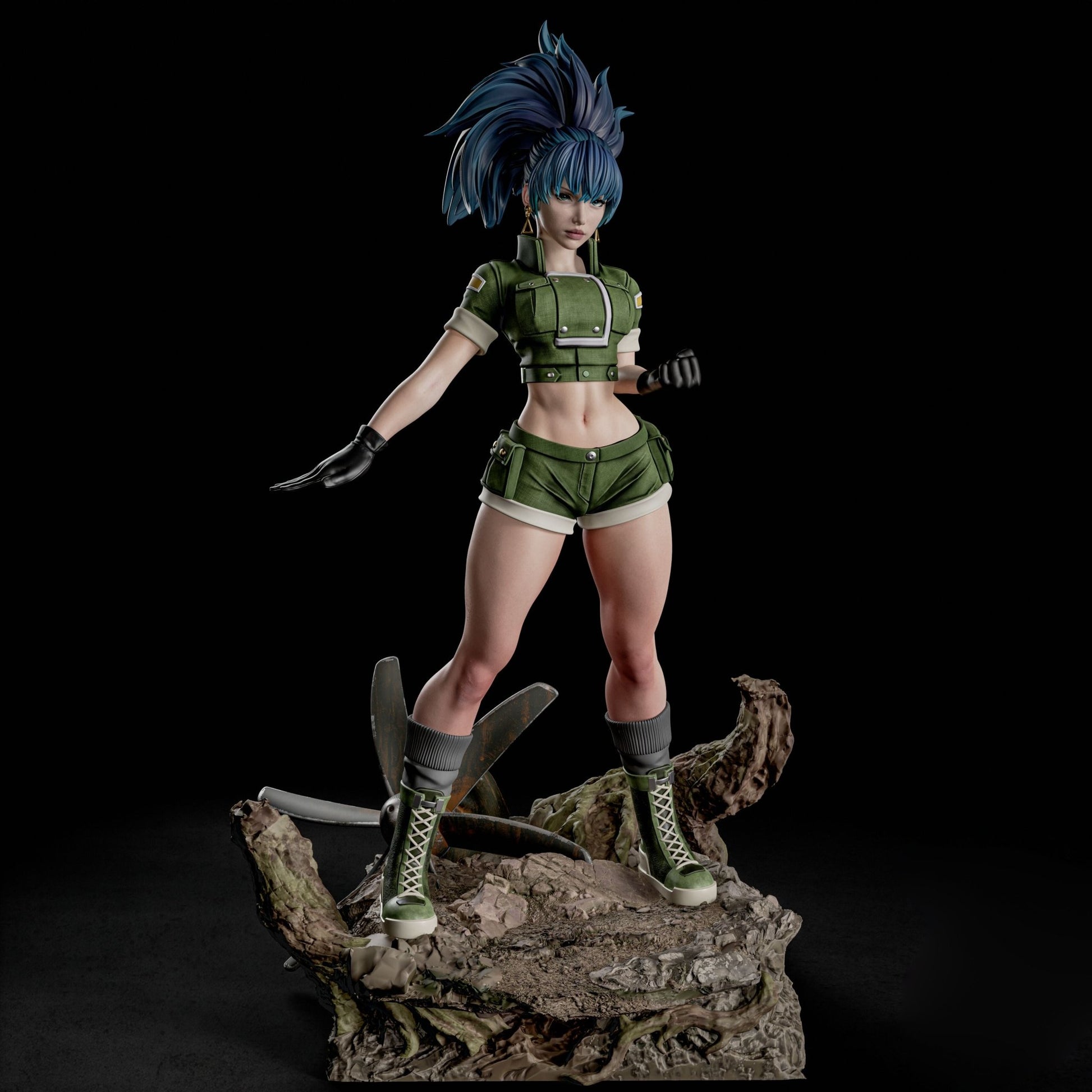 Leona Heidern - Abe3D - Dark Forge Arts