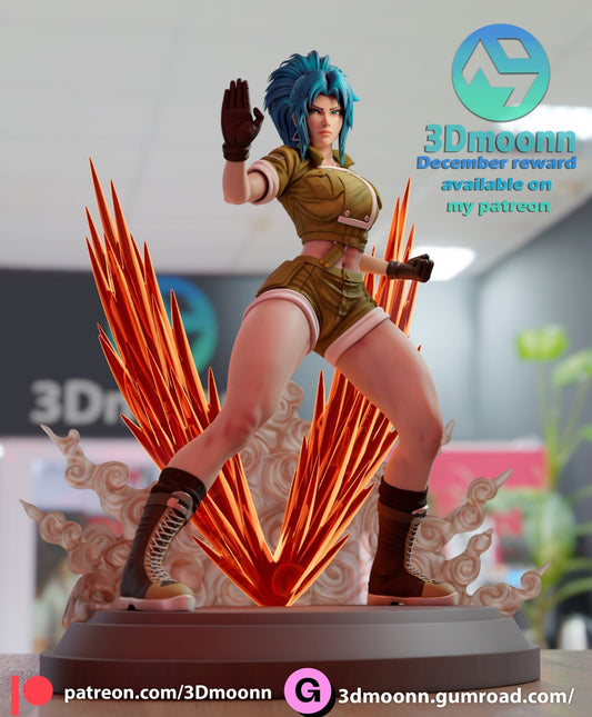 Leona the King of Fighters - 3DMoonn - Dark Forge Arts