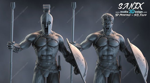 Leonidas - Sanix3D - Dark Forge Arts