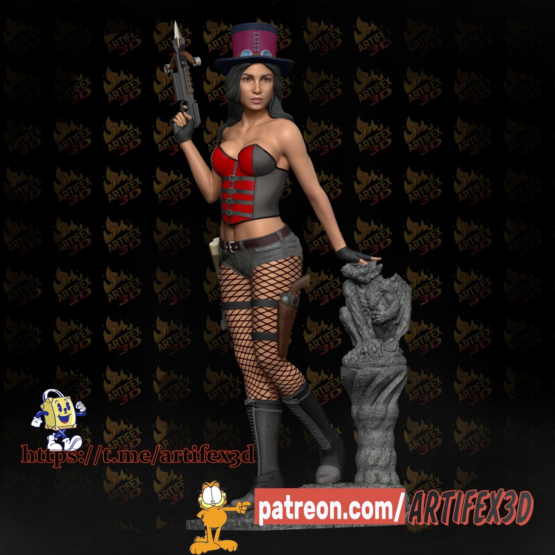 Liesel Van Helsing - Artifex3D - Dark Forge Arts