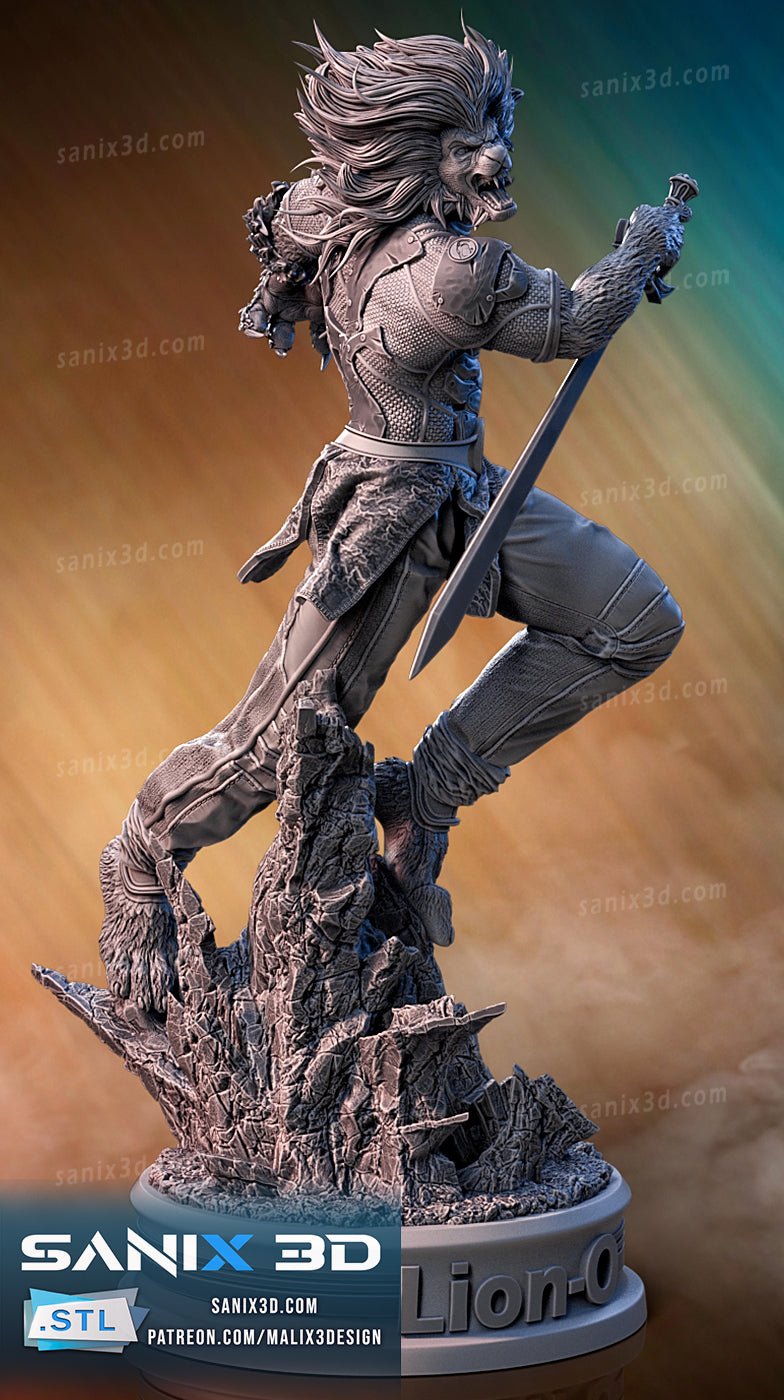 Lion - O - Sanix3D - Dark Forge Arts