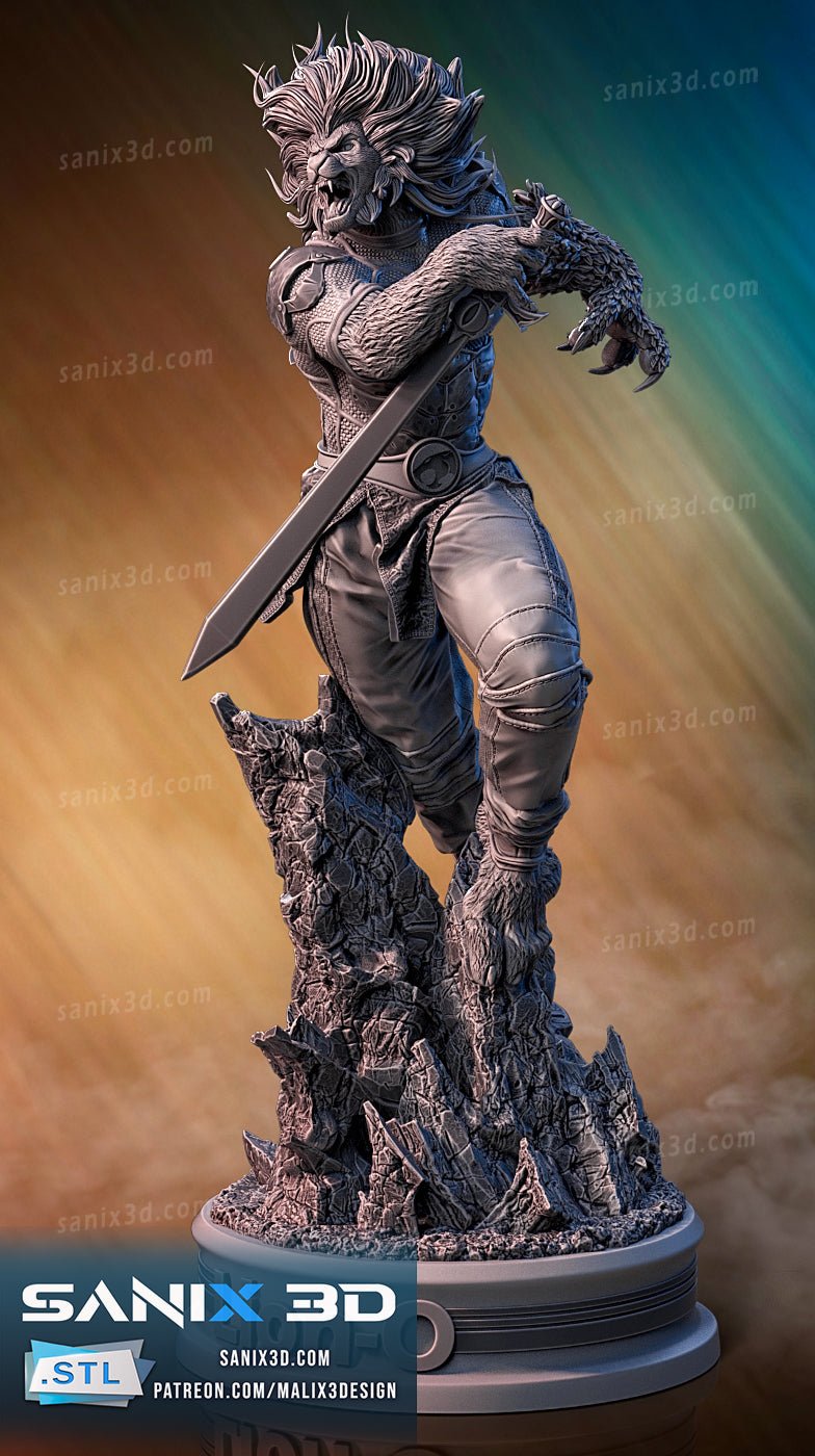 Lion - O - Sanix3D - Dark Forge Arts