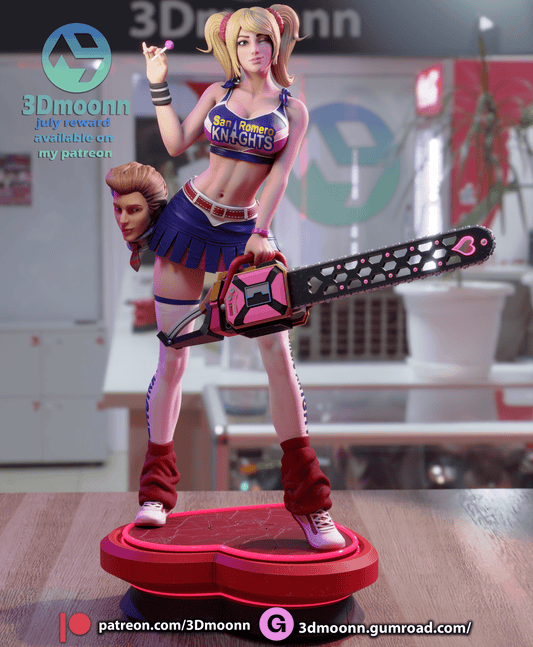 Lollipop Chainsaw - 3DMoonn - Dark Forge Arts