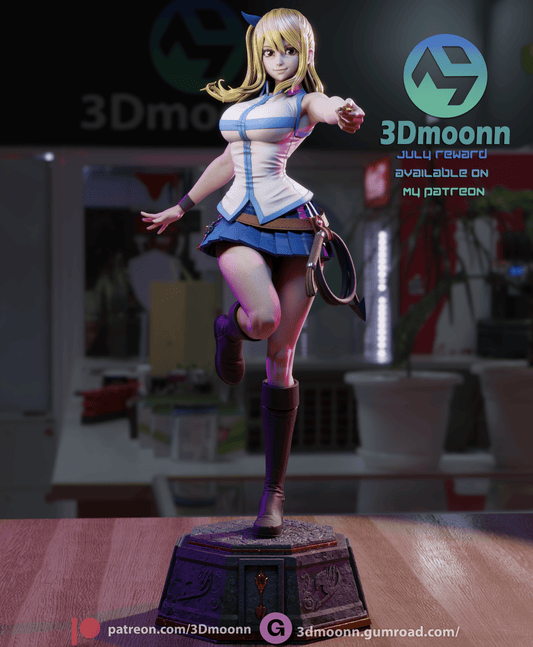 Lucy - Fairy Tail - 3DMoonn - Dark Forge Arts