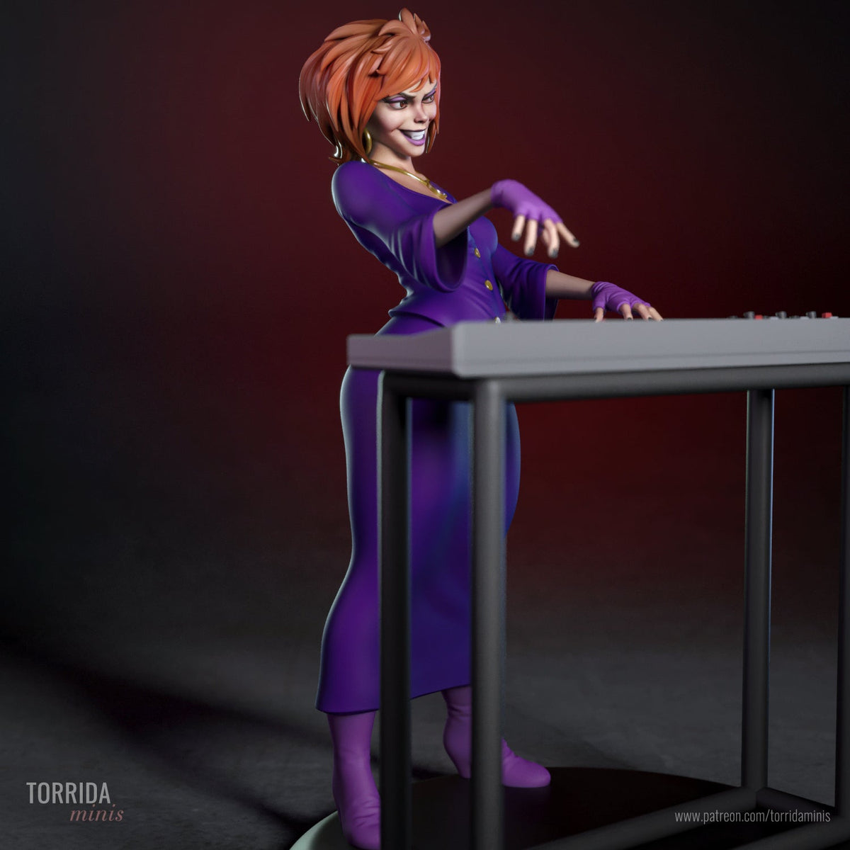 Luna (Hex Girls) - Torrida Minis - Dark Forge Arts