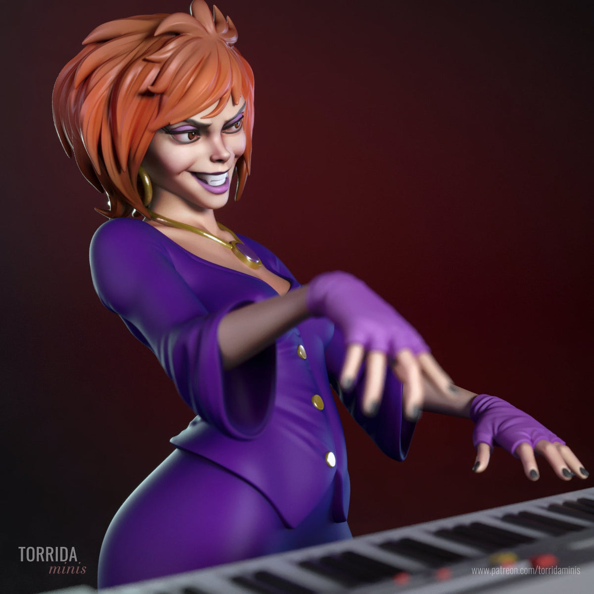 Luna (Hex Girls) - Torrida Minis - Dark Forge Arts