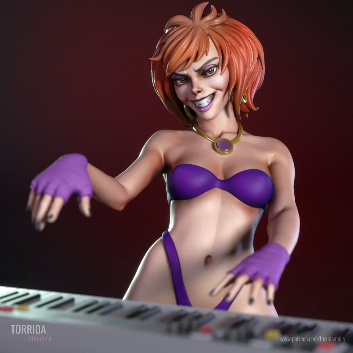 Luna (Hex Girls) - Torrida Minis - Dark Forge Arts