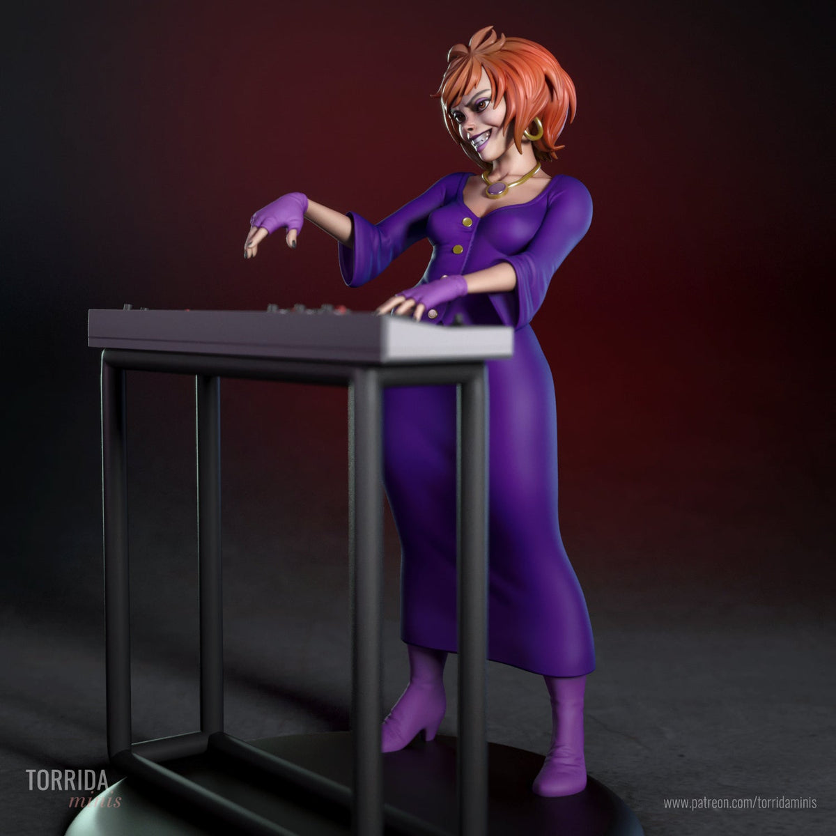 Luna (Hex Girls) - Torrida Minis - Dark Forge Arts
