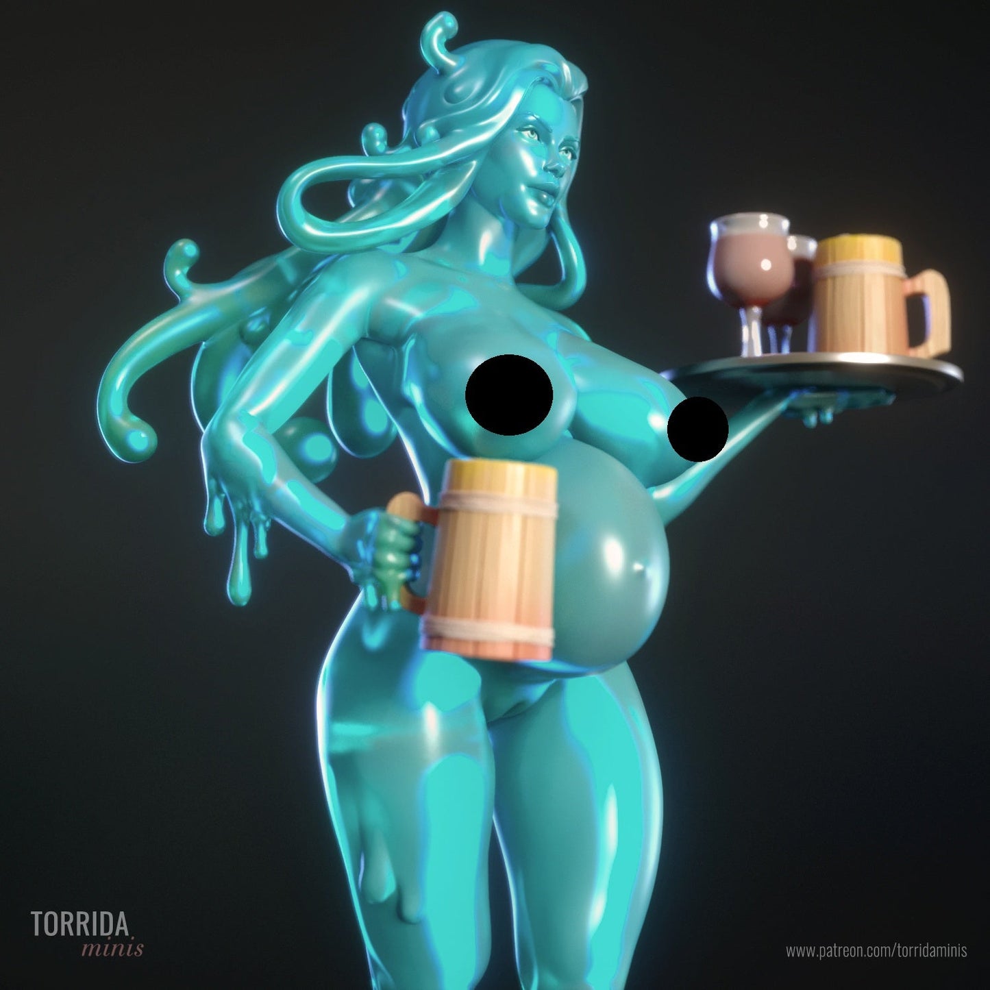 Lyra Flow - Torrida Minis - Dark Forge Arts