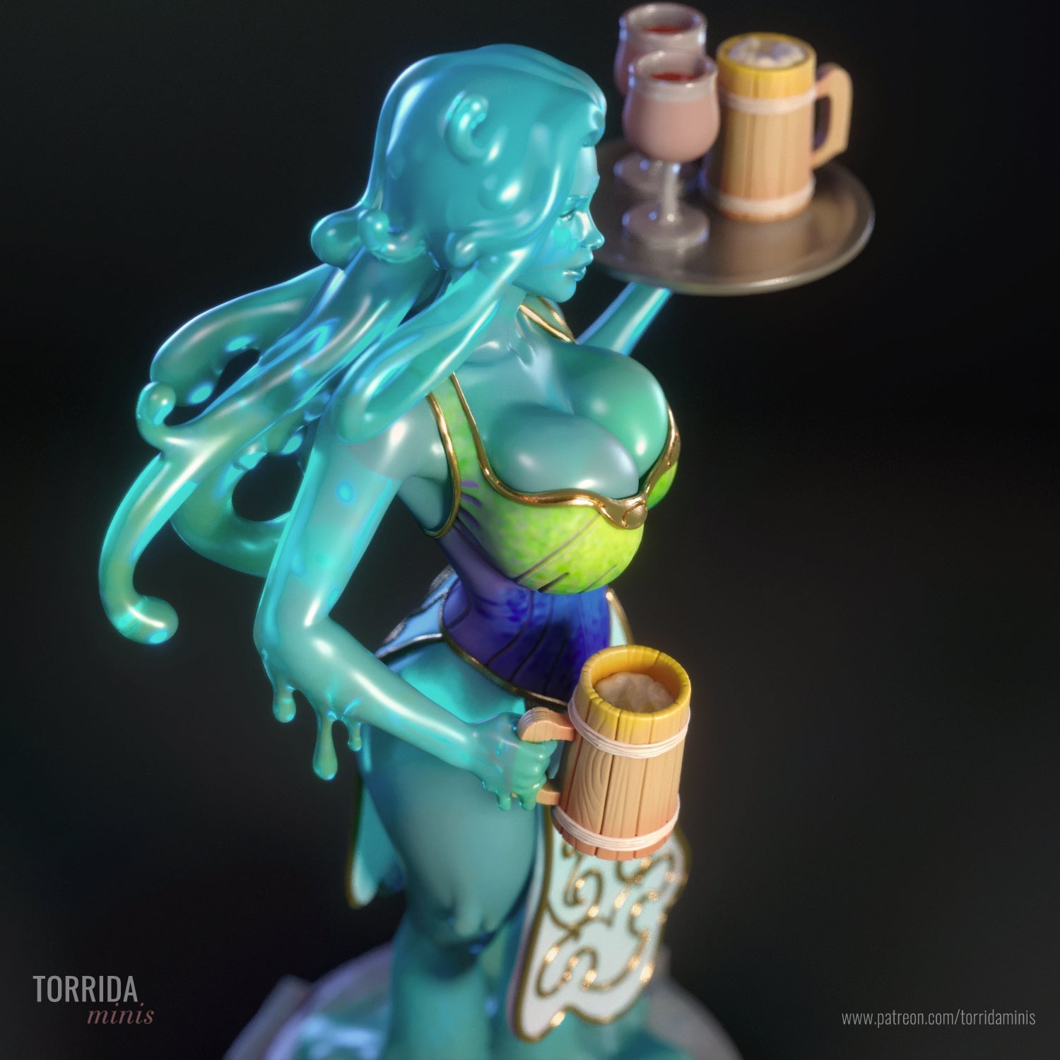 Lyra Flow - Torrida Minis - Dark Forge Arts