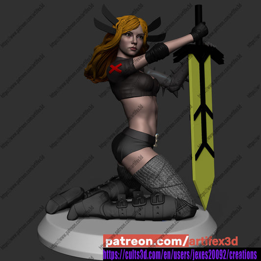 Magik Illyana Rasputina - Artifex3D - Dark Forge Arts