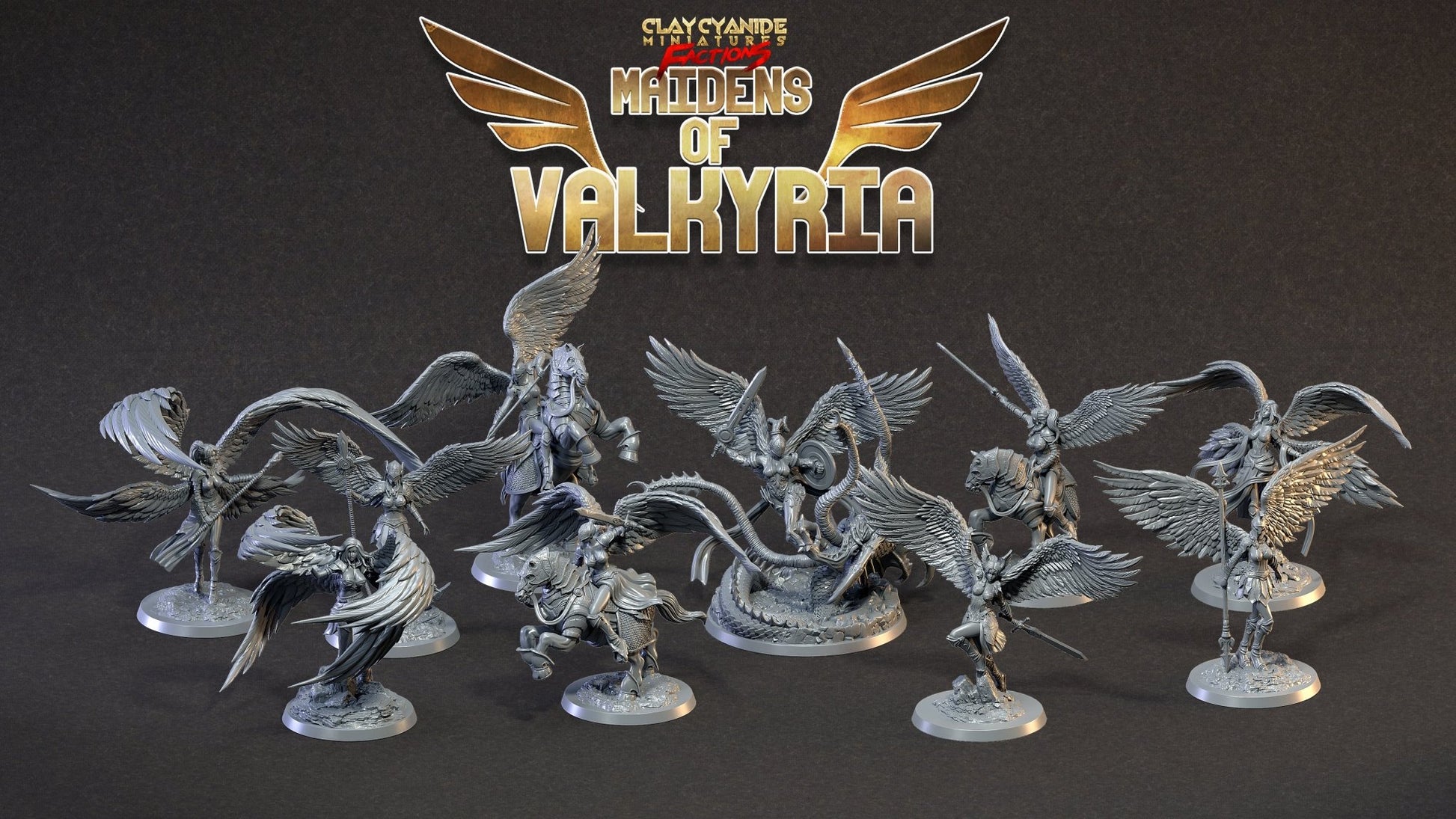 Maidens of Valkyria - ClayCyanide - Dark Forge Arts