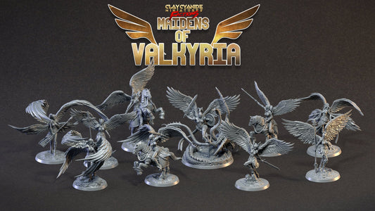Maidens of Valkyria - ClayCyanide - Dark Forge Arts