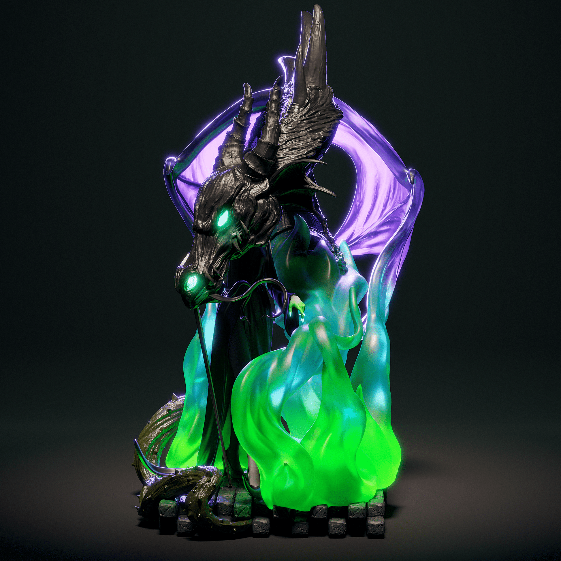 Maleficent - CA 3D Studios - Dark Forge Arts