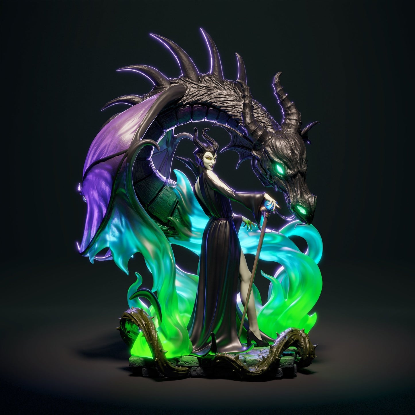 Maleficent - CA 3D Studios - Dark Forge Arts