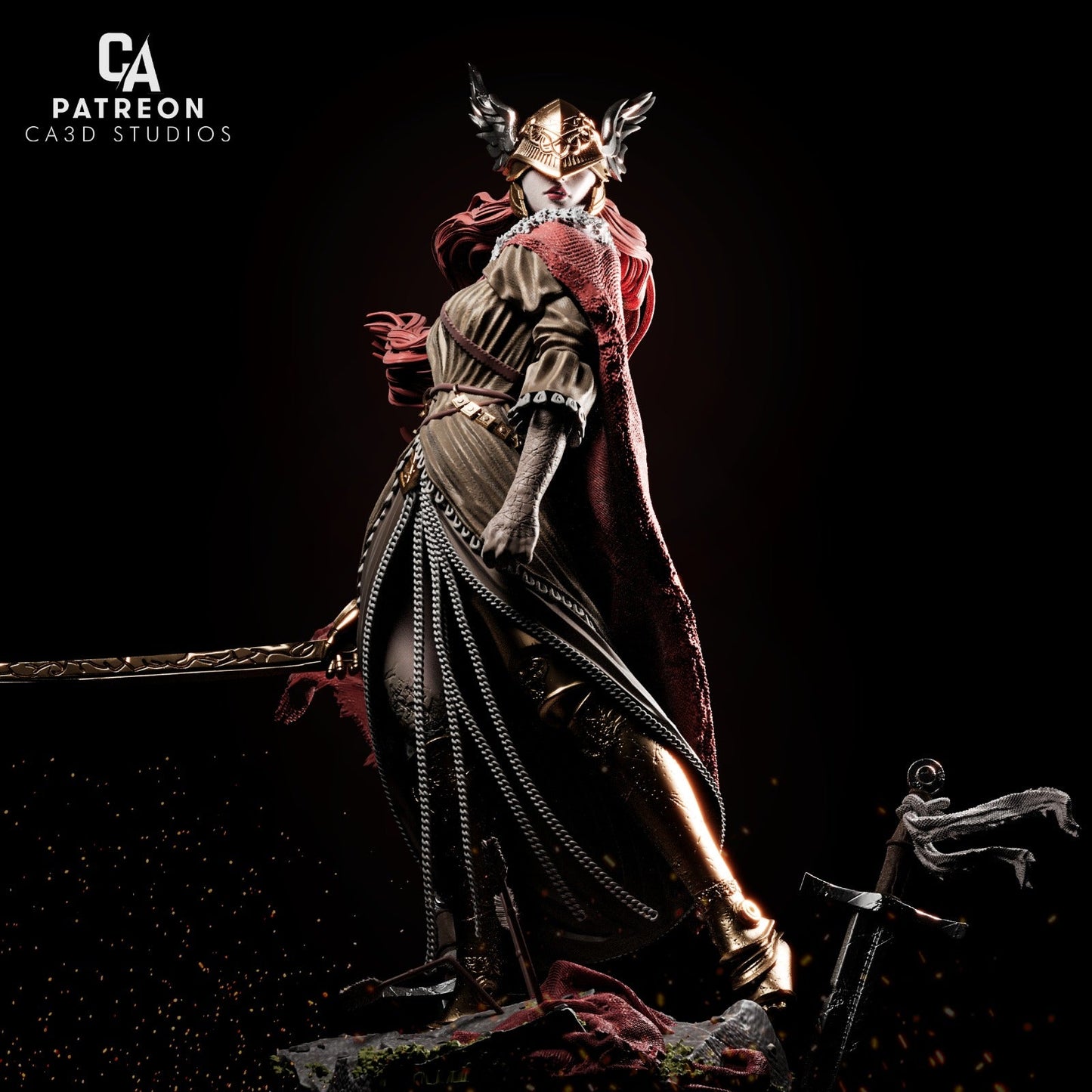 Malenia v2 - CA 3D Studios - Dark Forge Arts