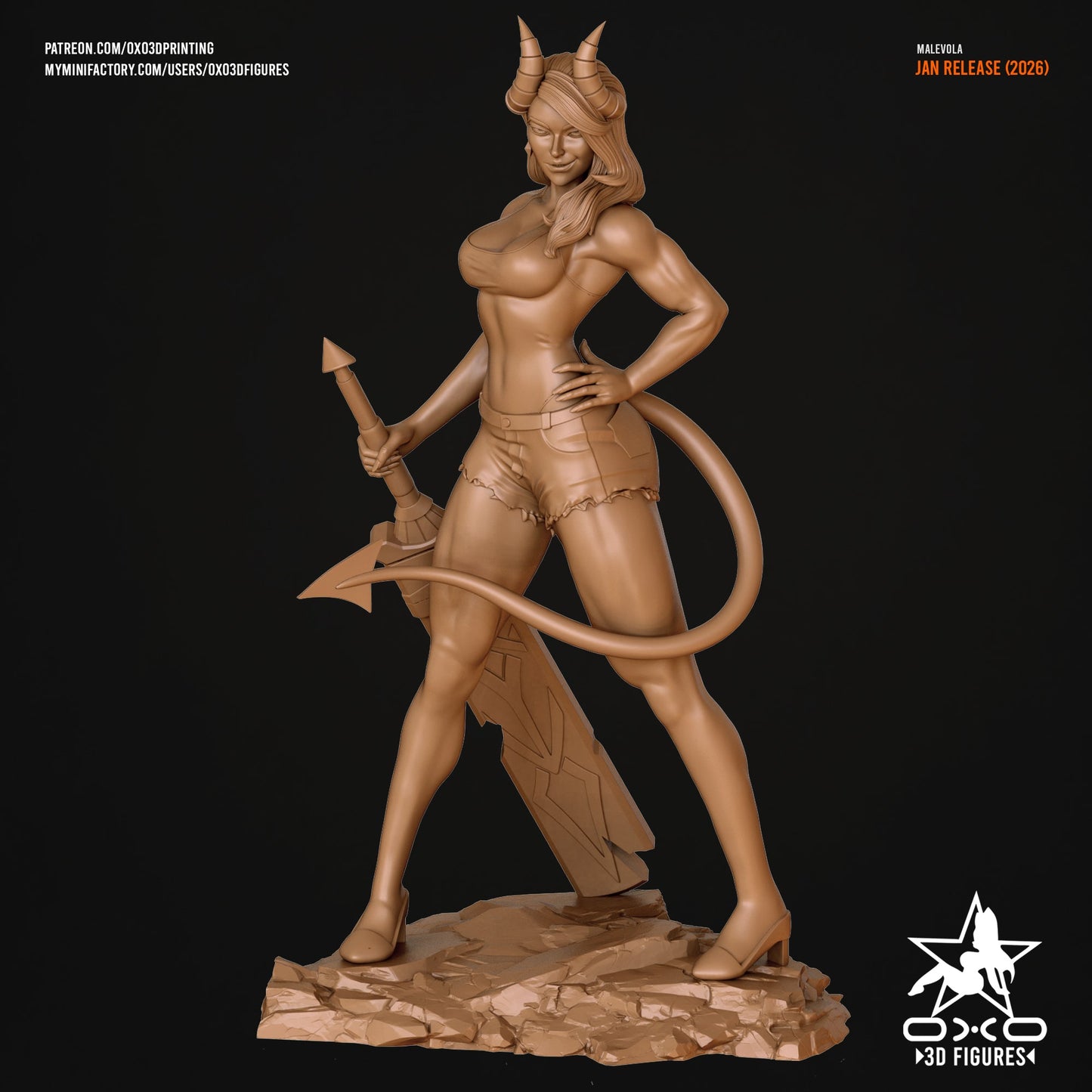 Malevola - OXO3D - Dark Forge Arts