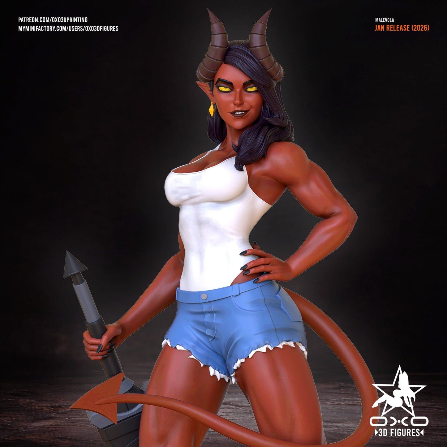 Malevola - OXO3D - Dark Forge Arts