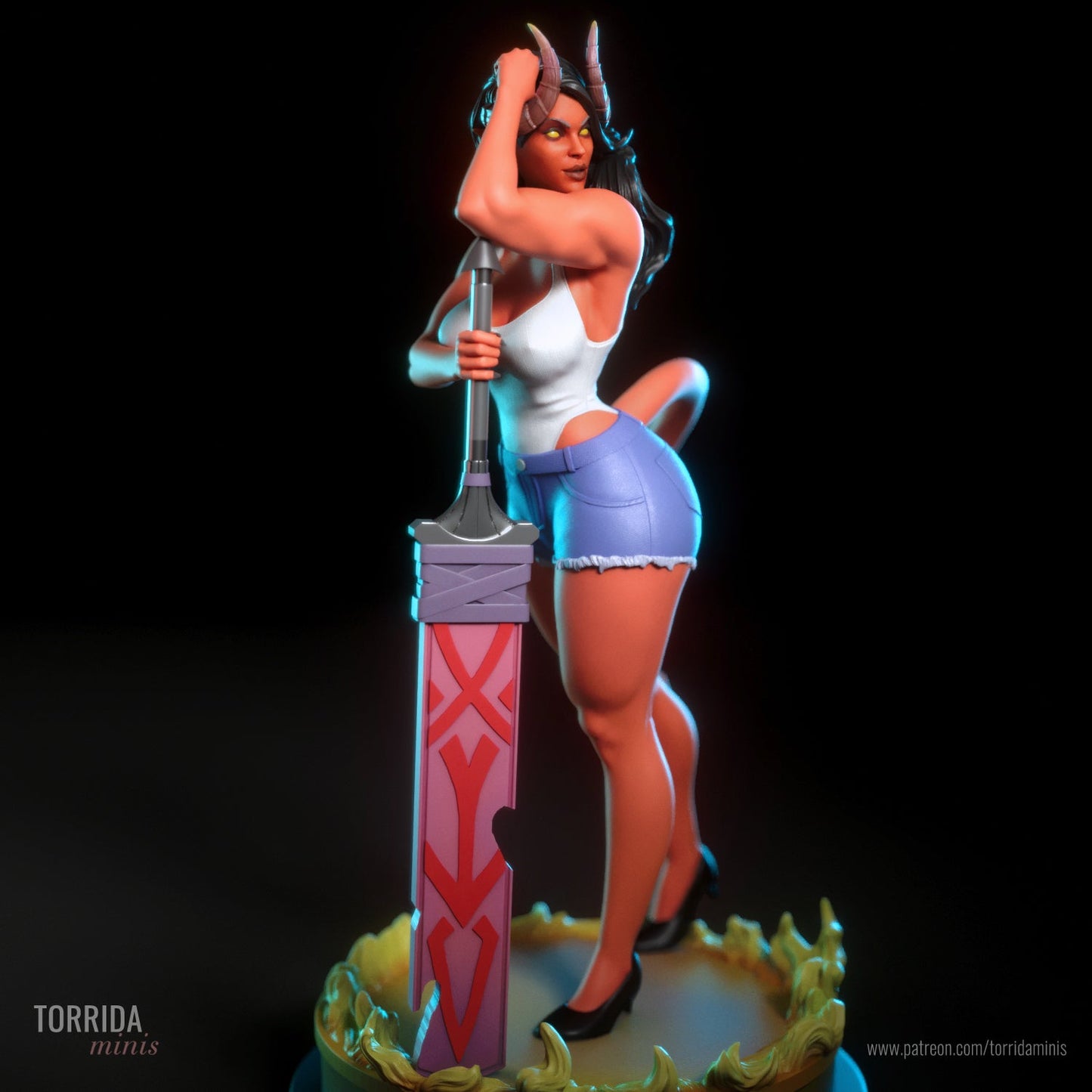 Malevola - Torrida Minis - Dark Forge Arts