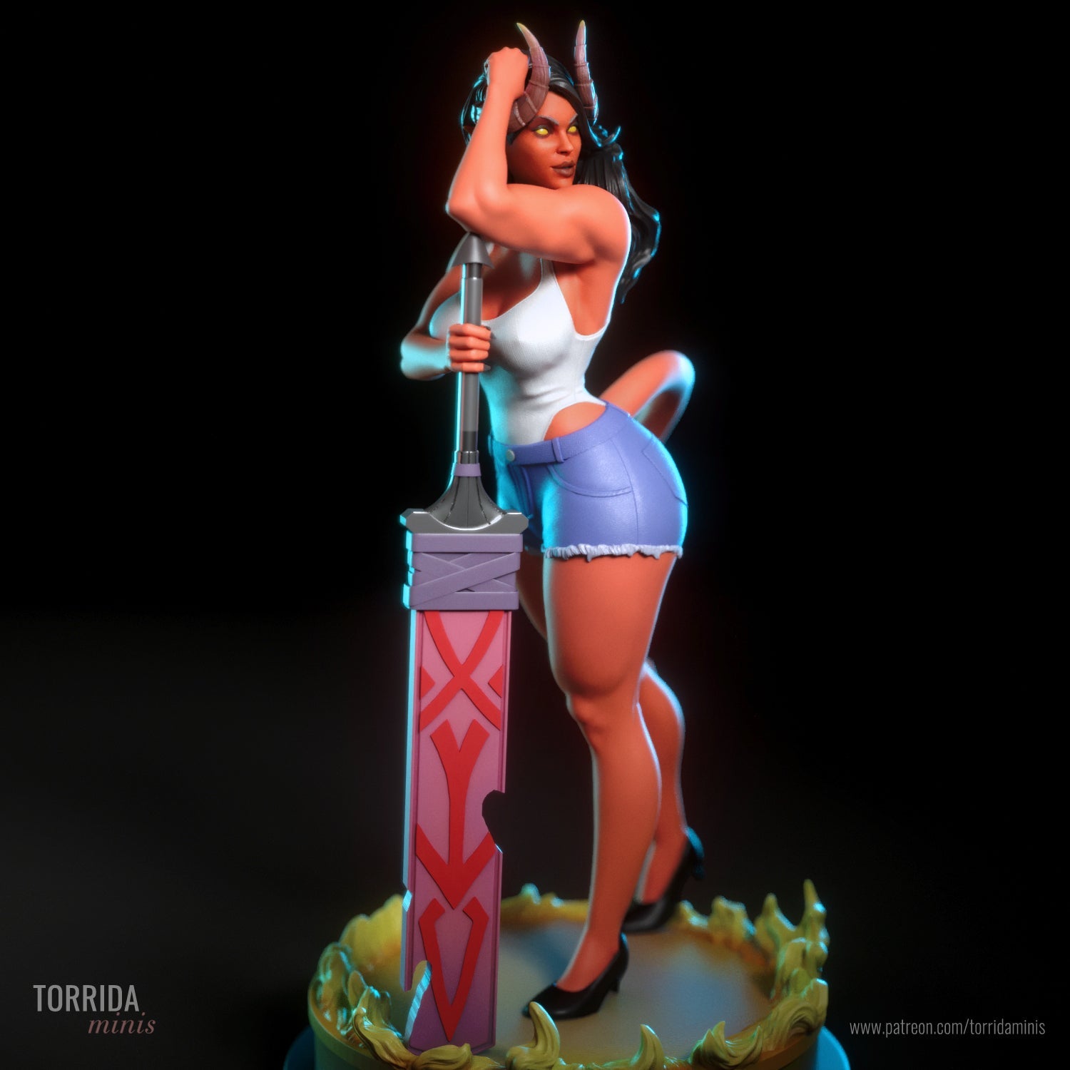 Malevola - Torrida Minis - Dark Forge Arts