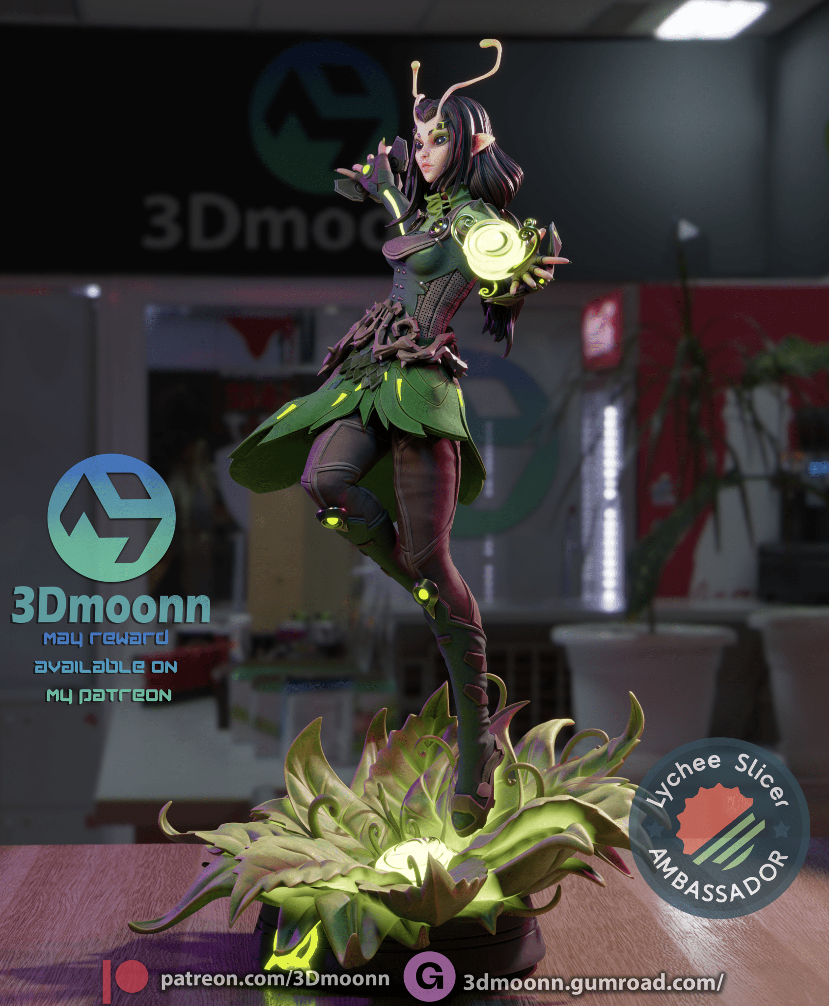 Mantis - 3DMoonn - Dark Forge Arts
