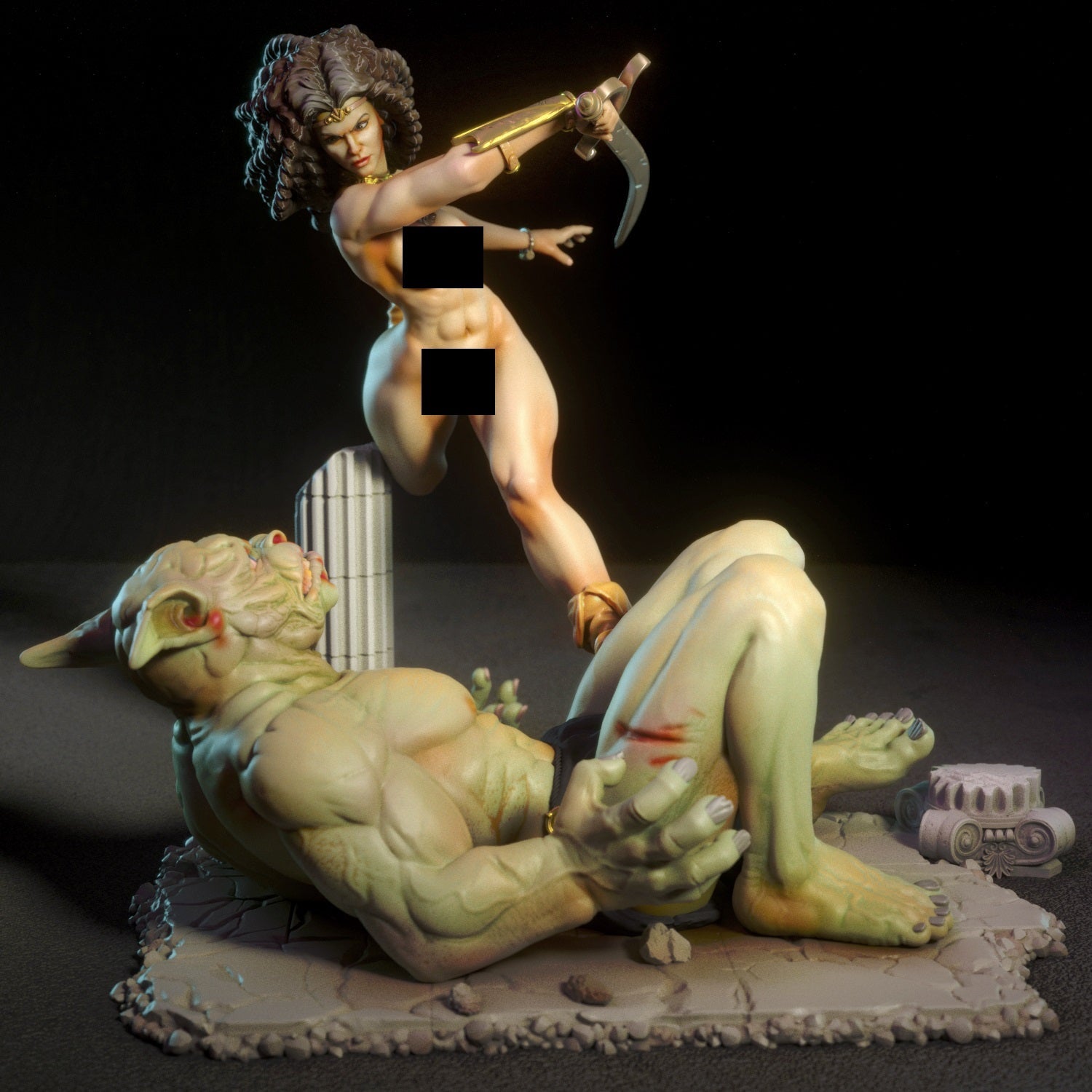 Marcella - Torrida Minis - Dark Forge Arts