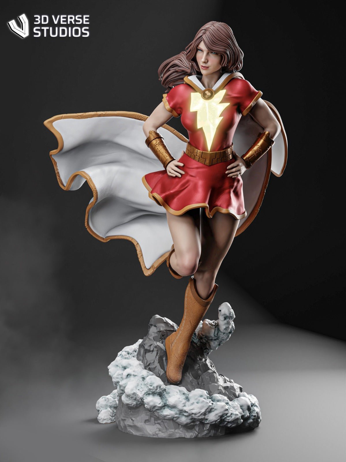 Mary Marvel - CA 3D Studios - Dark Forge Arts