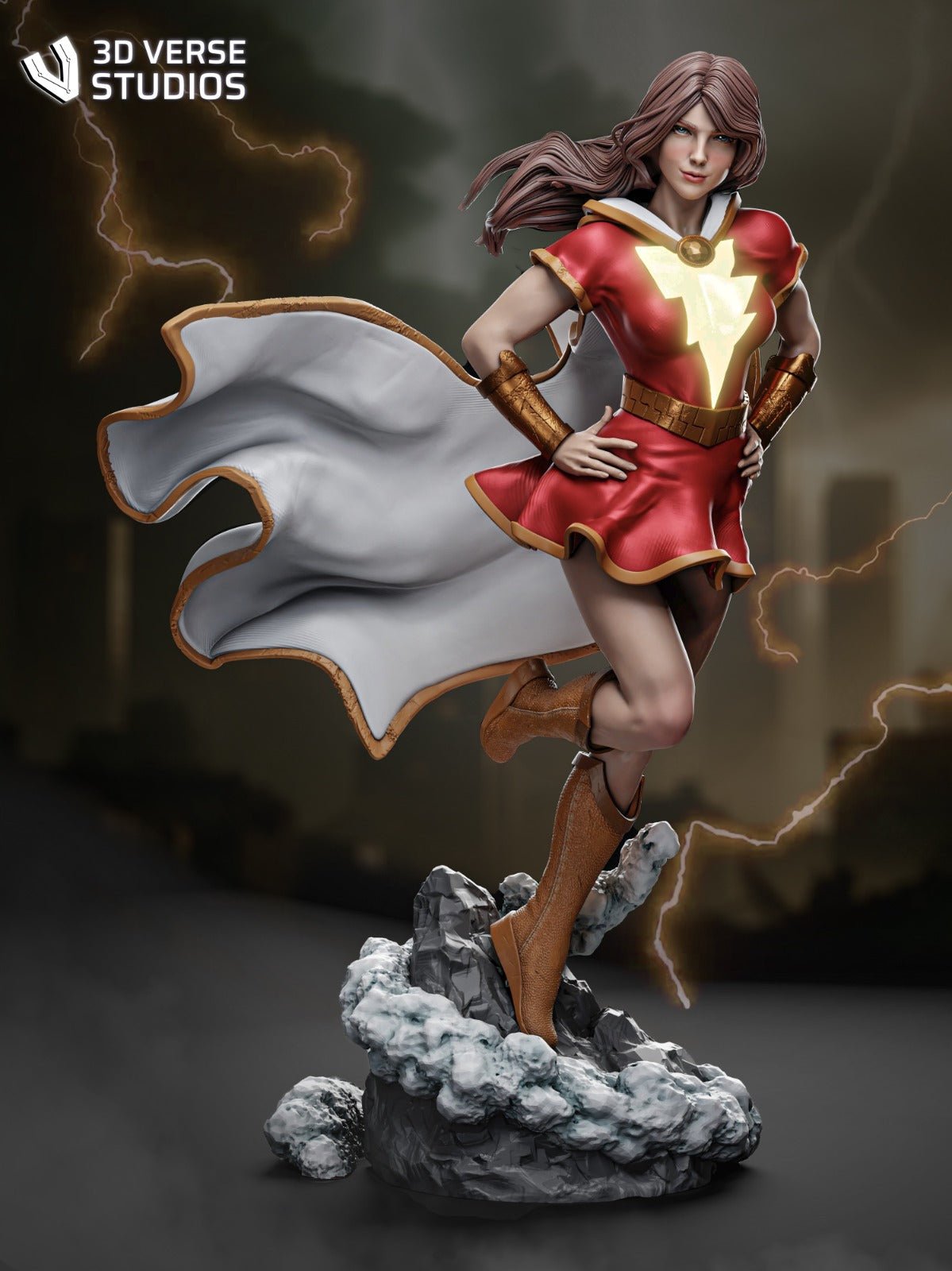 Mary Marvel - CA 3D Studios - Dark Forge Arts