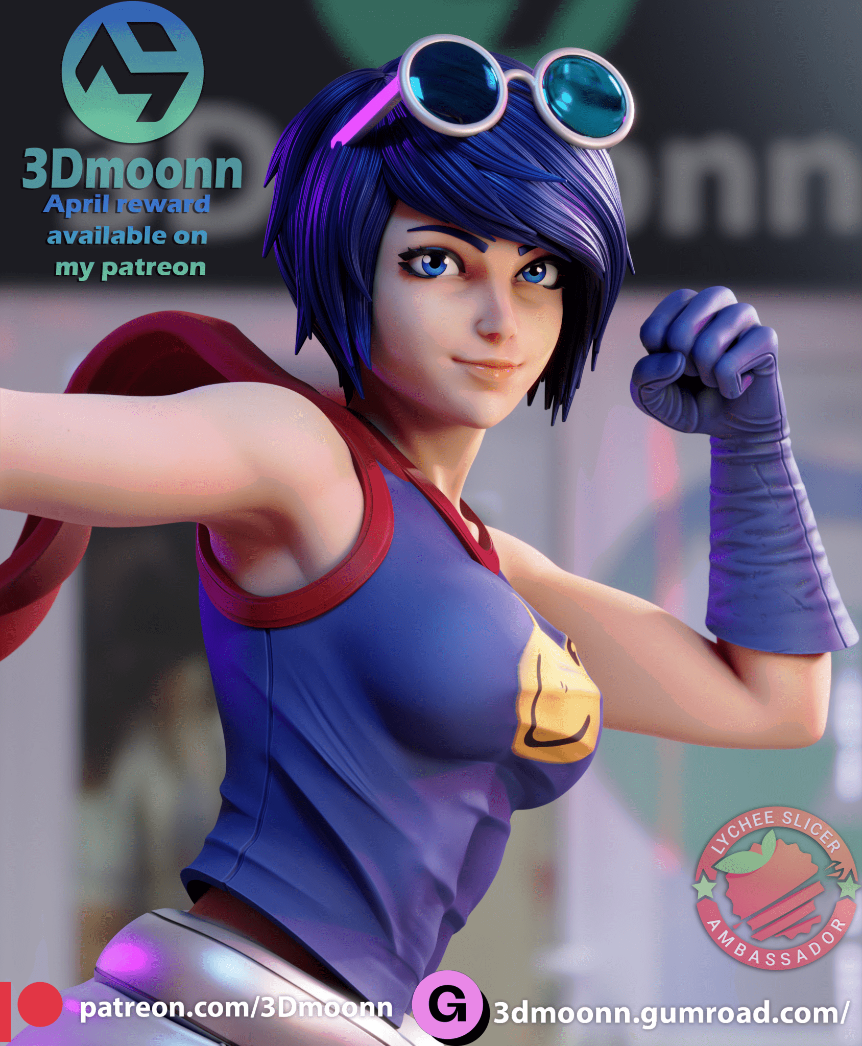 May Lee - 3DMoonn - Dark Forge Arts
