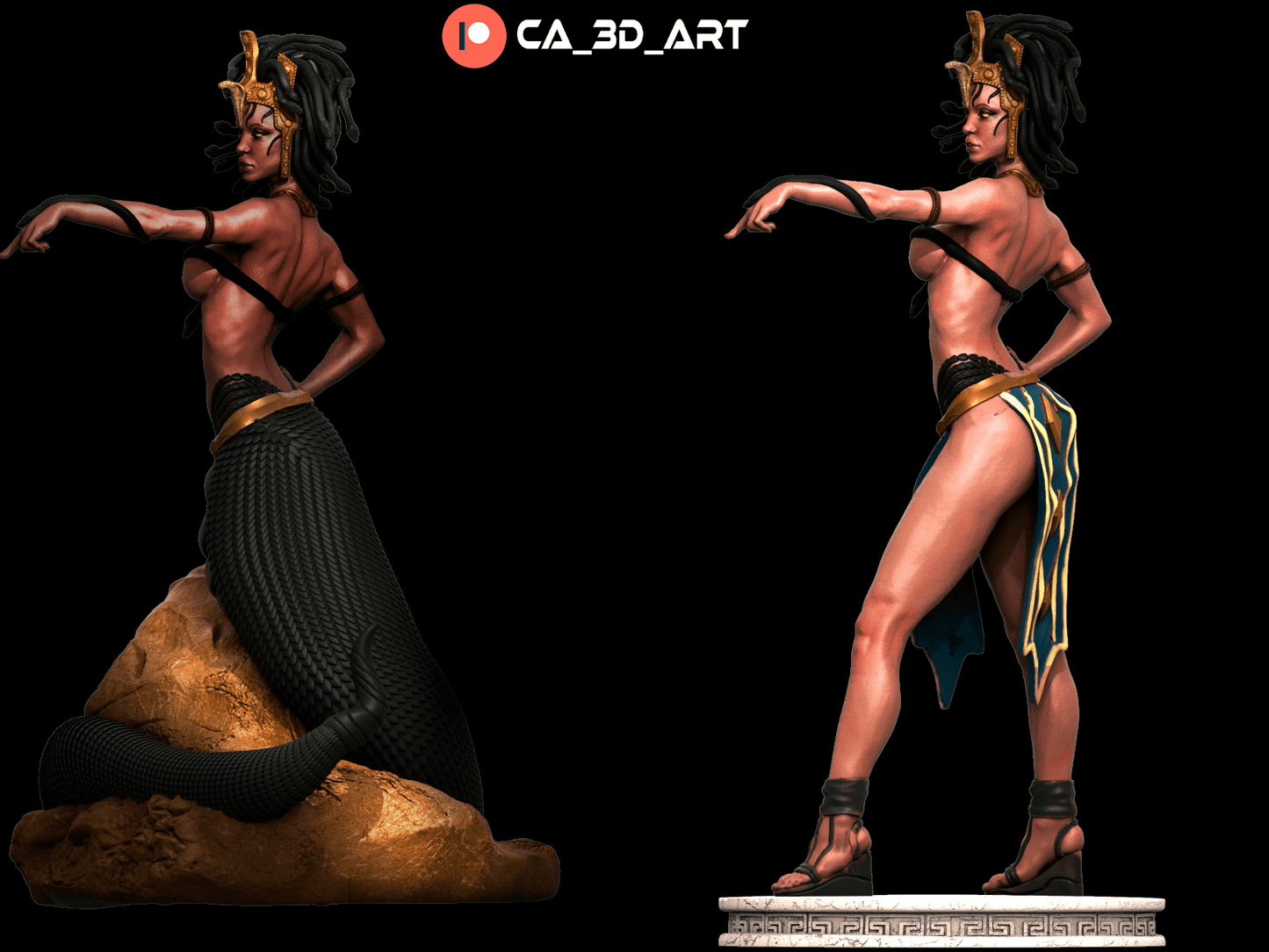 Medusa v2 - CA 3D Studios - Dark Forge Arts
