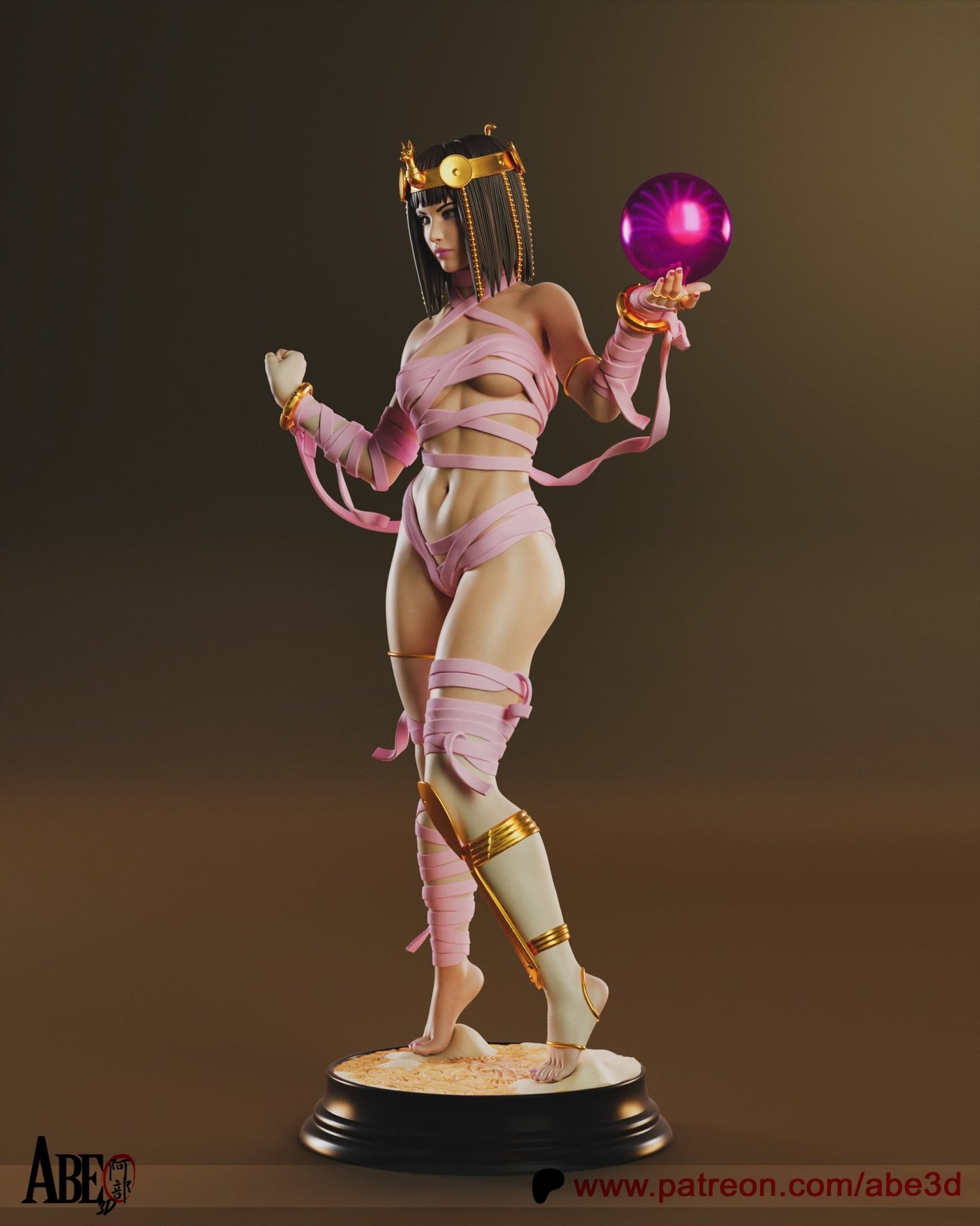 Menat - Abe3D - Dark Forge Arts