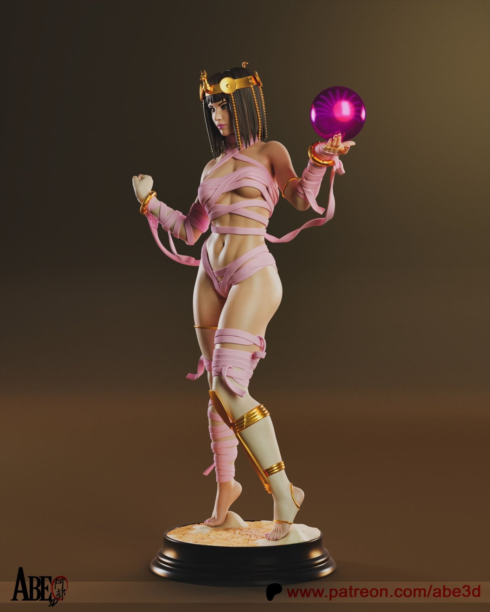 Menat - Abe3D - Dark Forge Arts
