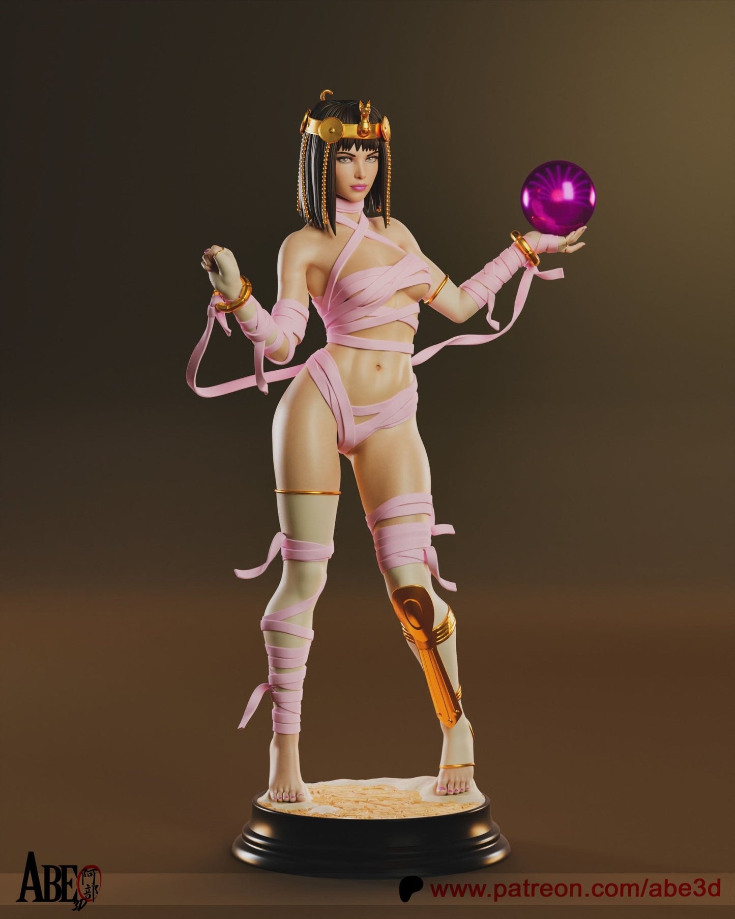 Menat - Abe3D - Dark Forge Arts