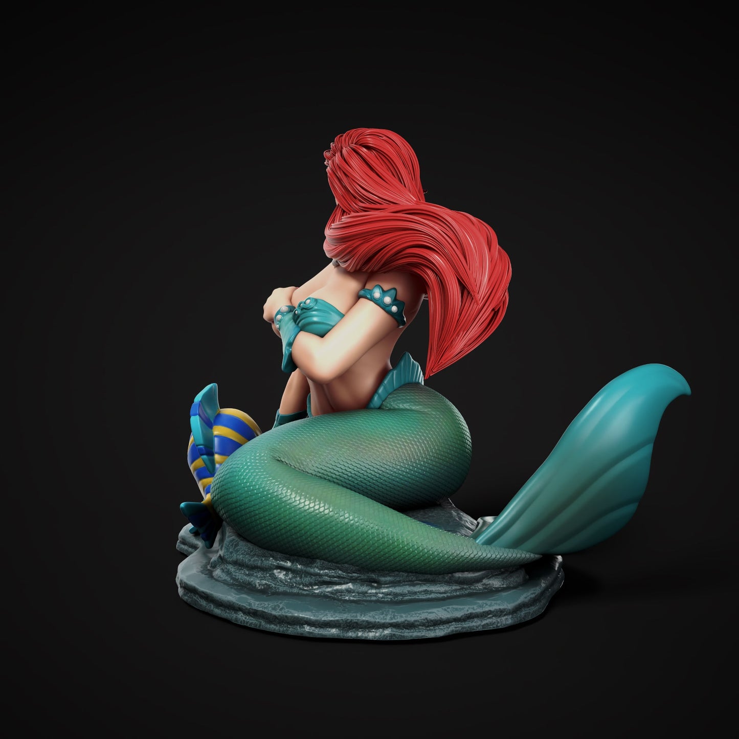 Mermaid Ariel - Abe3D - Dark Forge Arts