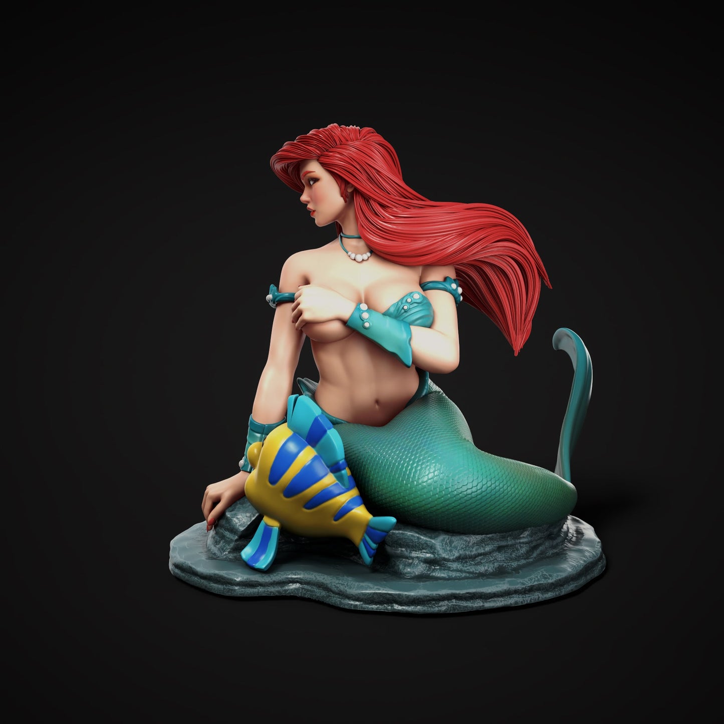 Mermaid Ariel - Abe3D - Dark Forge Arts