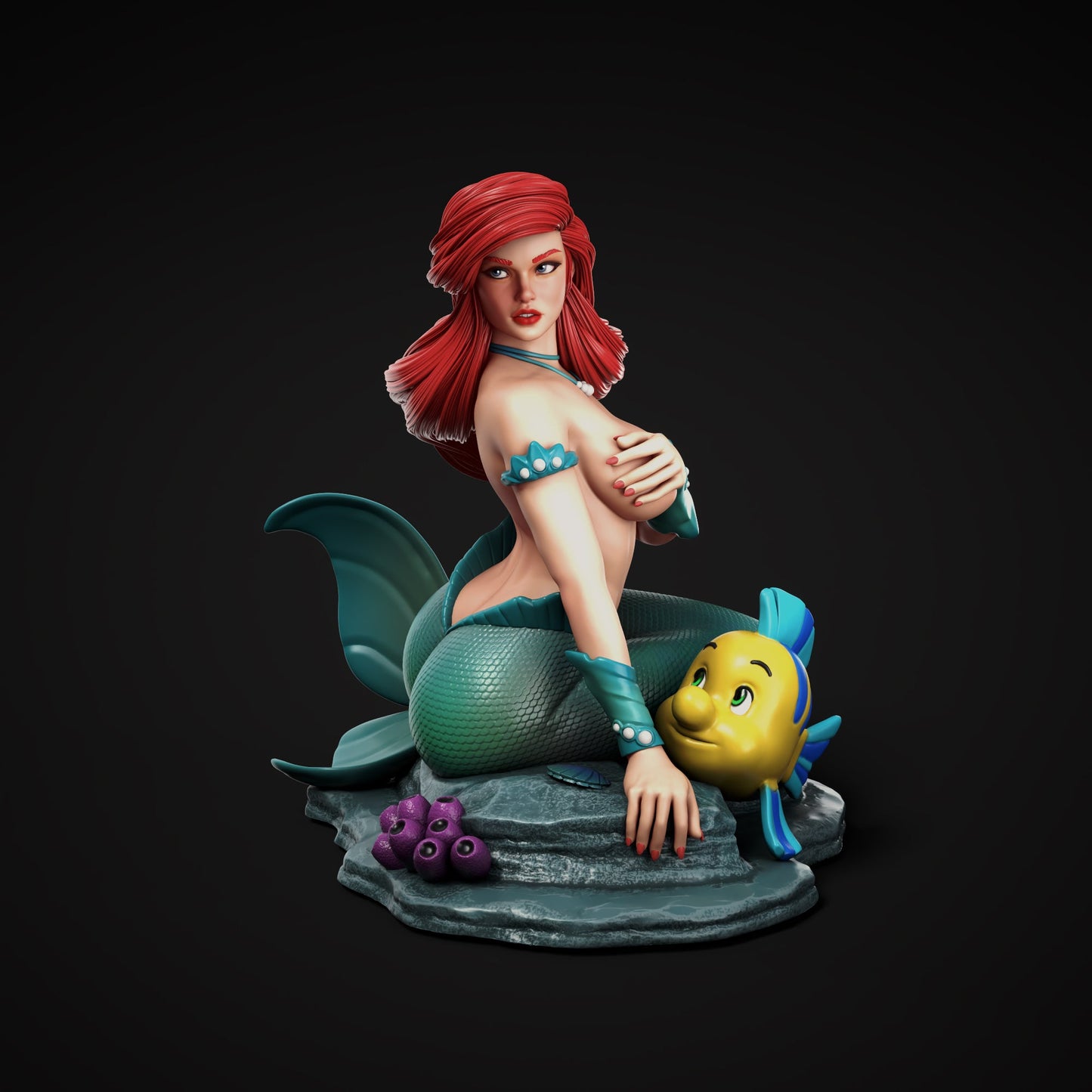 Mermaid Ariel - Abe3D - Dark Forge Arts