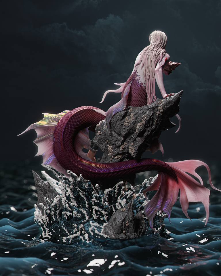 Mermaid - CA 3D Studios - Dark Forge Arts