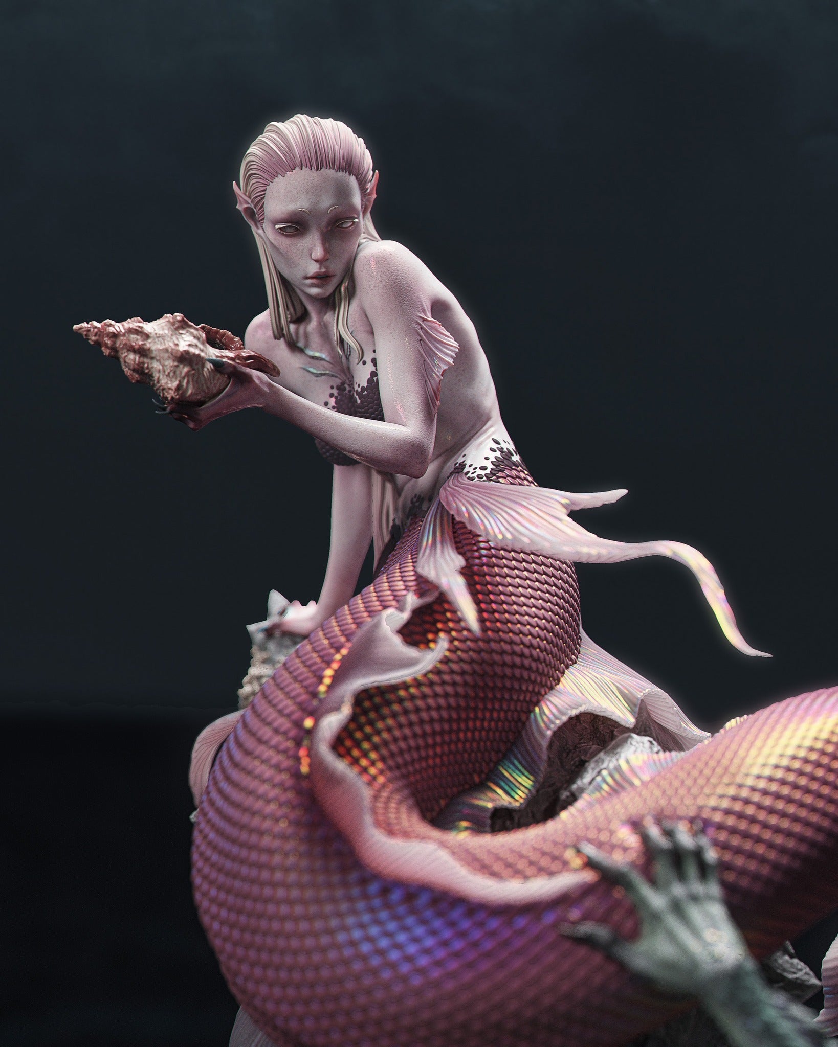 Mermaid - CA 3D Studios - Dark Forge Arts